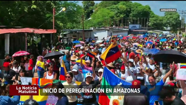 Amazonas | Distintos sectores de la sociedad realizaron peregrinación por el cese de las sanciones