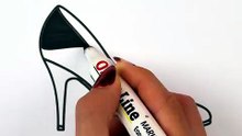 Design perfect glitter shoes 🤩
