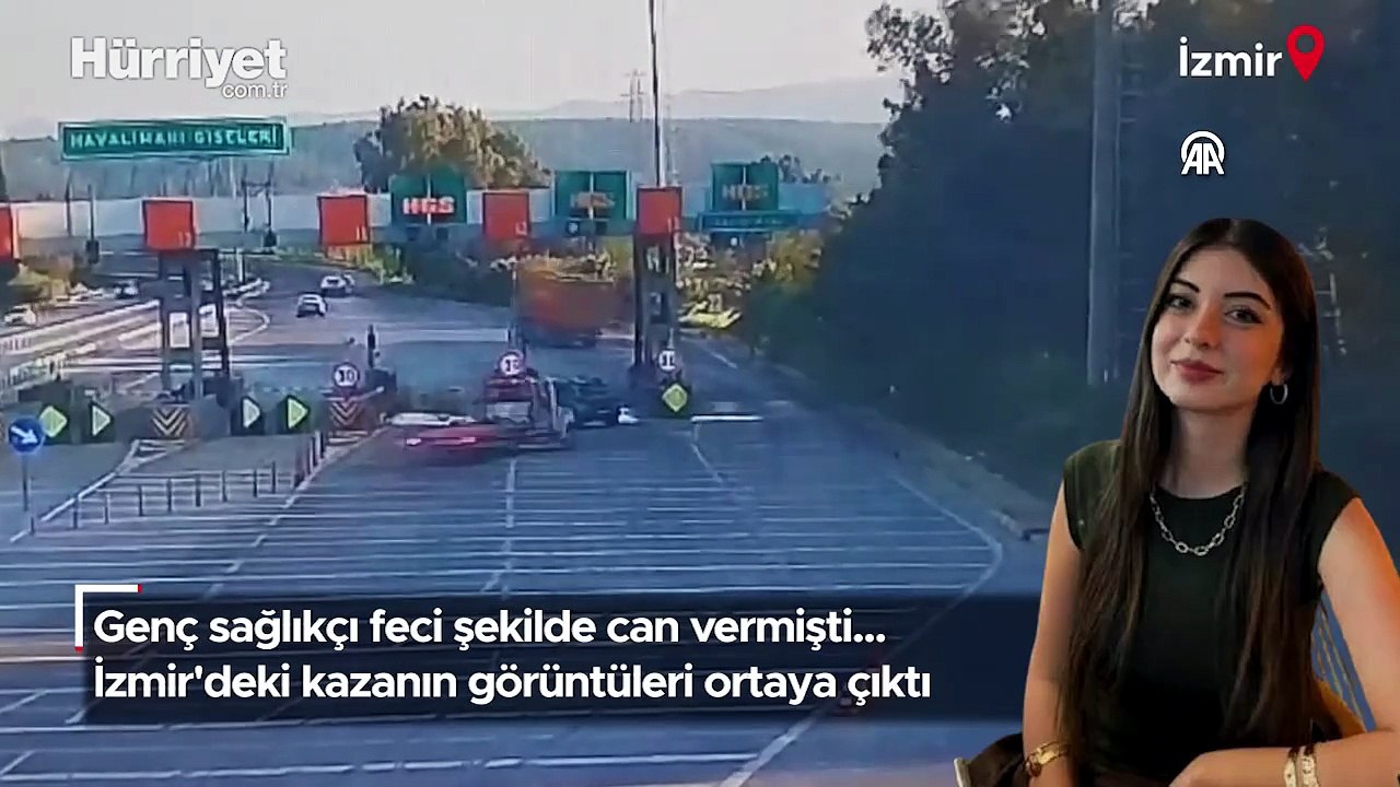 Beyza Nur Pürmüs'ün hayatını kaybettiği kaza anı kamerada
