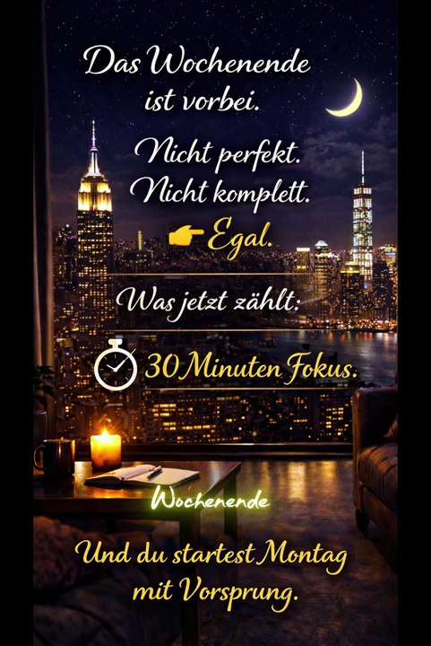 Fokus statt Motivation: Die 30-Minuten Morgenroutine