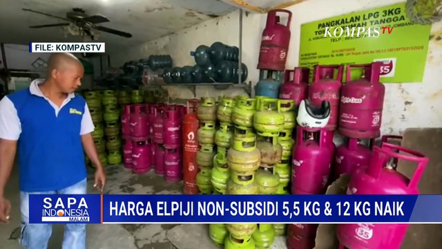 Harga Elpiji Nonsubsidi 5,5 Kg dan 12 Kg Naik, Ini Kata Bahlil | SAPA MALAM