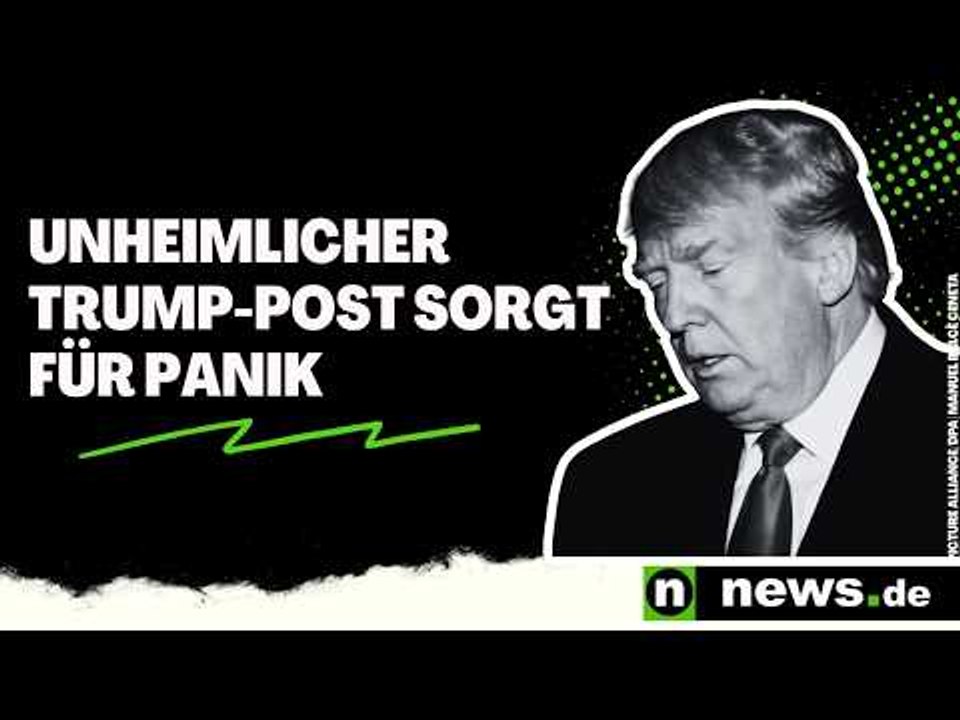 Donald Trump: 'Sollte ich mich im Bunker verkriechen?' Unheimlicher Trump-Post sorgt für Panik