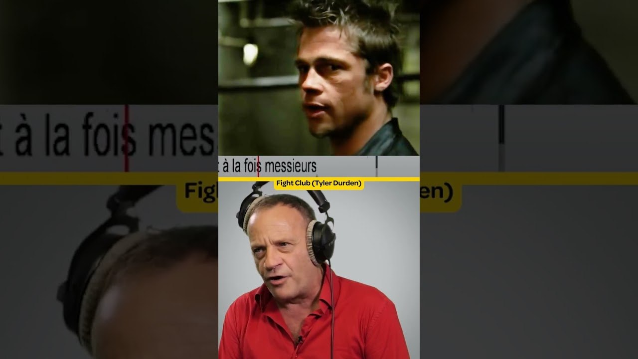 Éric Herson-Macarel nous offre une véritable masterclass de doublage pour Fight Club !