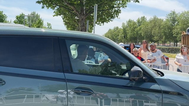 Así salieron los jugadores del Real Madrid tras el entrenamiento
