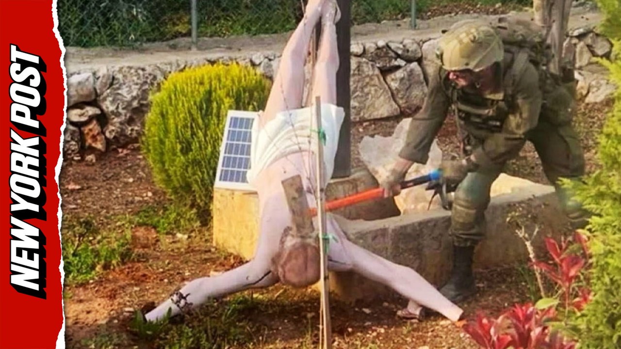 Israel apologizes after soldier smashes statue of Jesus on the crucifix