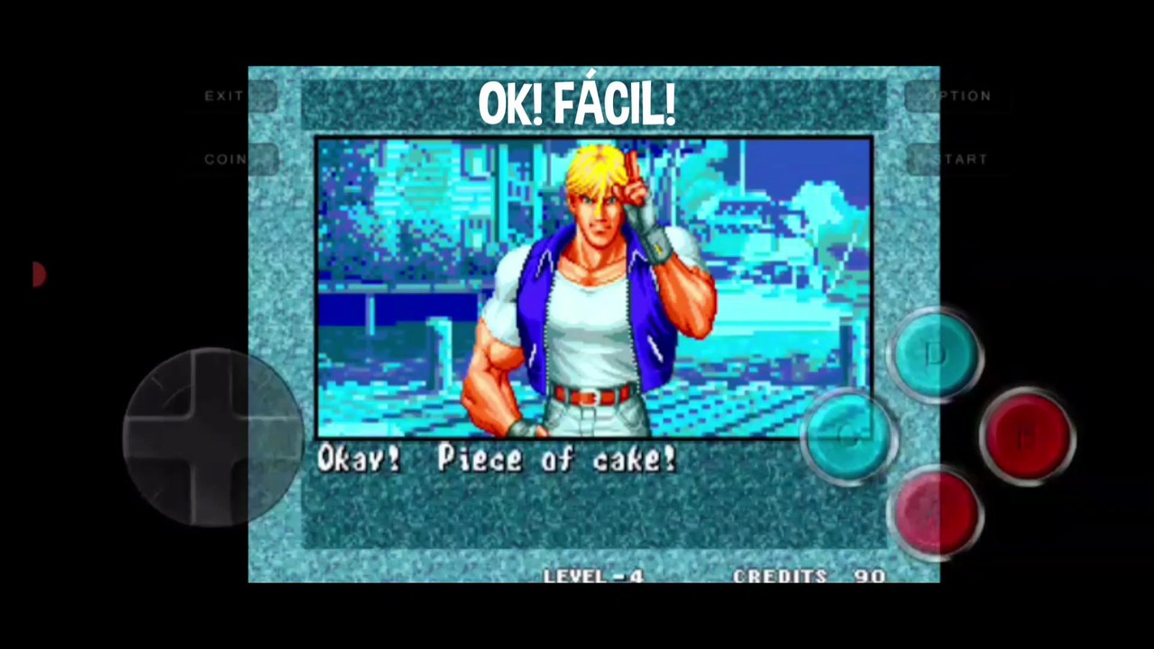 Fatal Fury 3 Terry Bogard vs Terry Bogard fala de vitória do Terry Bogard clone em português parte 1