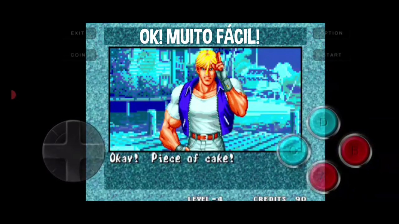 Fatal Fury 3 Terry Bogard vs Terry Bogard fala de vitória do Terry Bogard clone em português parte 2