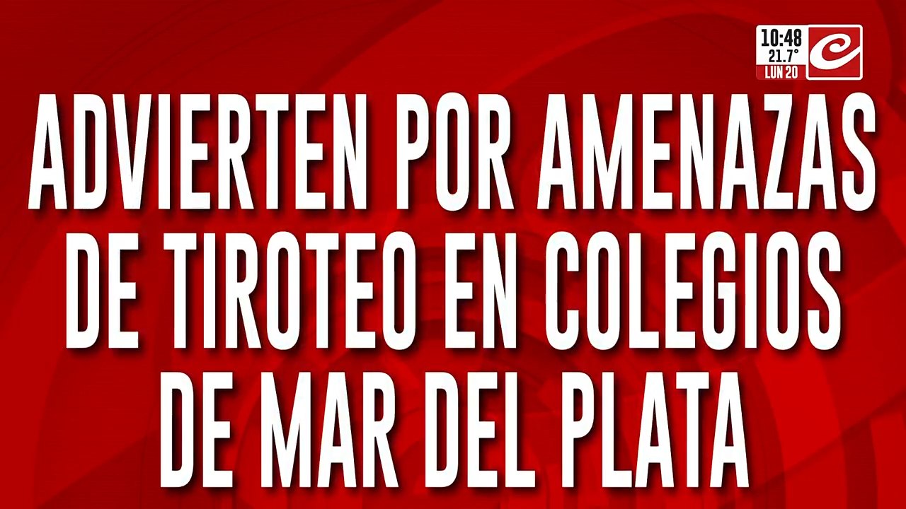 Advierten por amenazas de tiroteo en varias escuelas de Mar del Plata