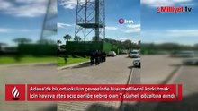 Adana'da okul çevresinde silah sesleri! Öğrenciler dışarı fırladı