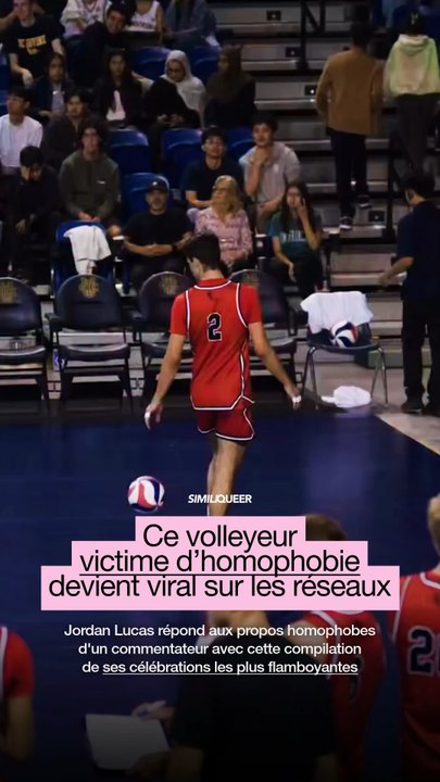 En réponse à des propos homophobes d’un commentateur sportif, Jordan Lucas a publié une compilation de ses célébrations les plus flamboyantes. La vidéo est devenue virale, dépassant les 30 millions de vues en quelques jours !