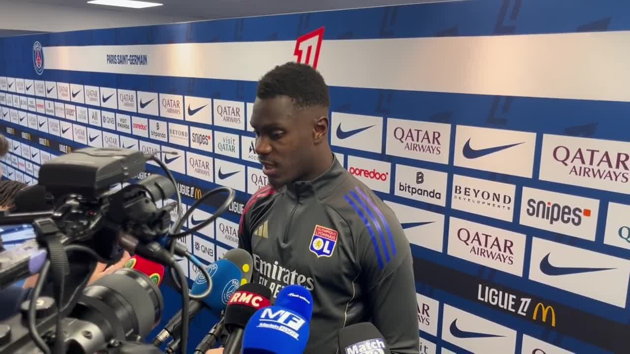 "Le coup parfait", Moussa Niakhaté commente la belle victoire de l'OL face au PSG