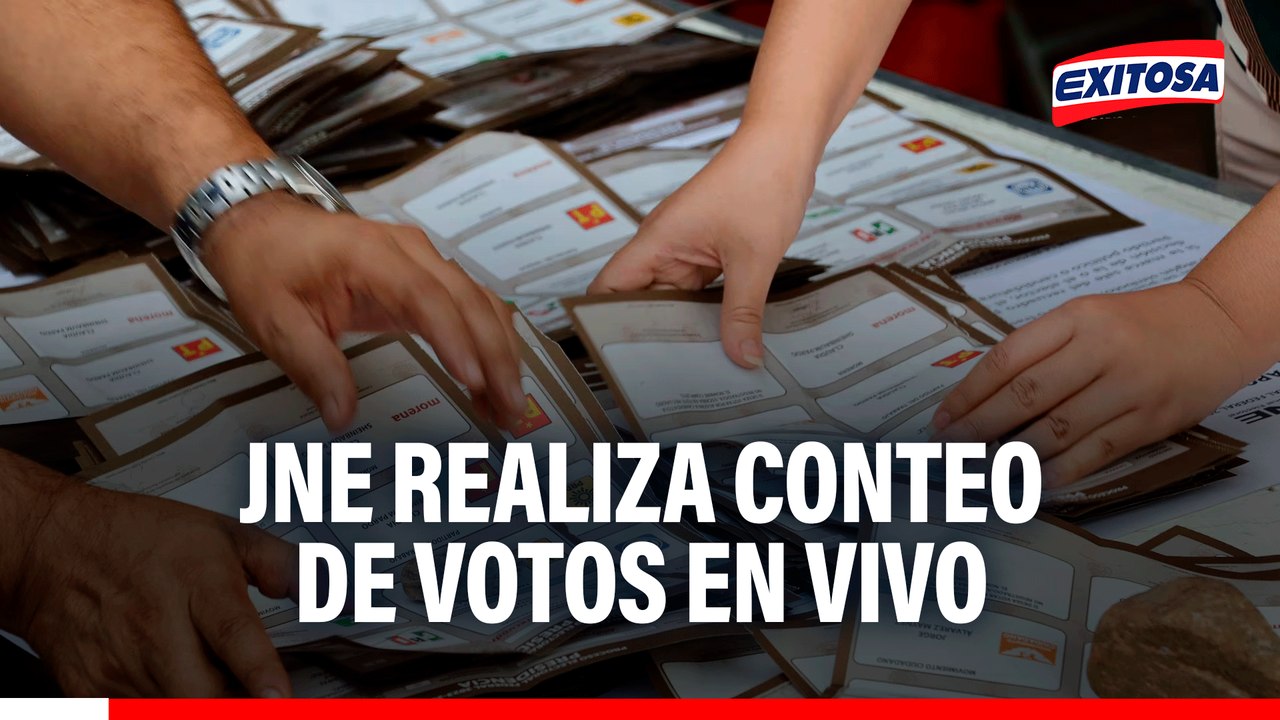 Jurado Nacional de Elecciones realiza recuento de votos en vivo por primera vez en el Perú
