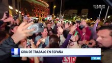 ¡Defendió la democracia! Así fue la visita de Claudia Sheinbuam a Barcelona