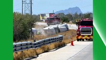 Fuga de amoníaco en carretera Guaymas-Hermosillo provoca intoxicación de 27 personas