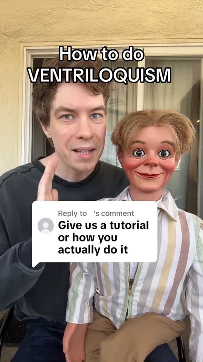 Replying to @￼How to do Ventriloquism ###fypシ゚viral##ventriloquism##howto##delayed##trending