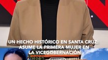 Un hecho histórico en Santa Cruz: asume la primera mujer en la Vicegobernación