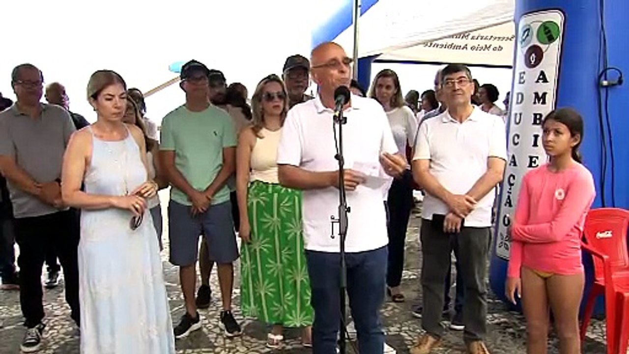 Guarujá inaugurou banheiro autolimpante na Praia do Tombo