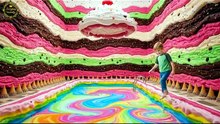 Asmr Relaxing Pool of Sweets