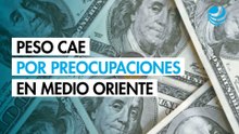 Peso mexicano cae frente al dólar por preocupaciones sobre guerra en Oriente Medio