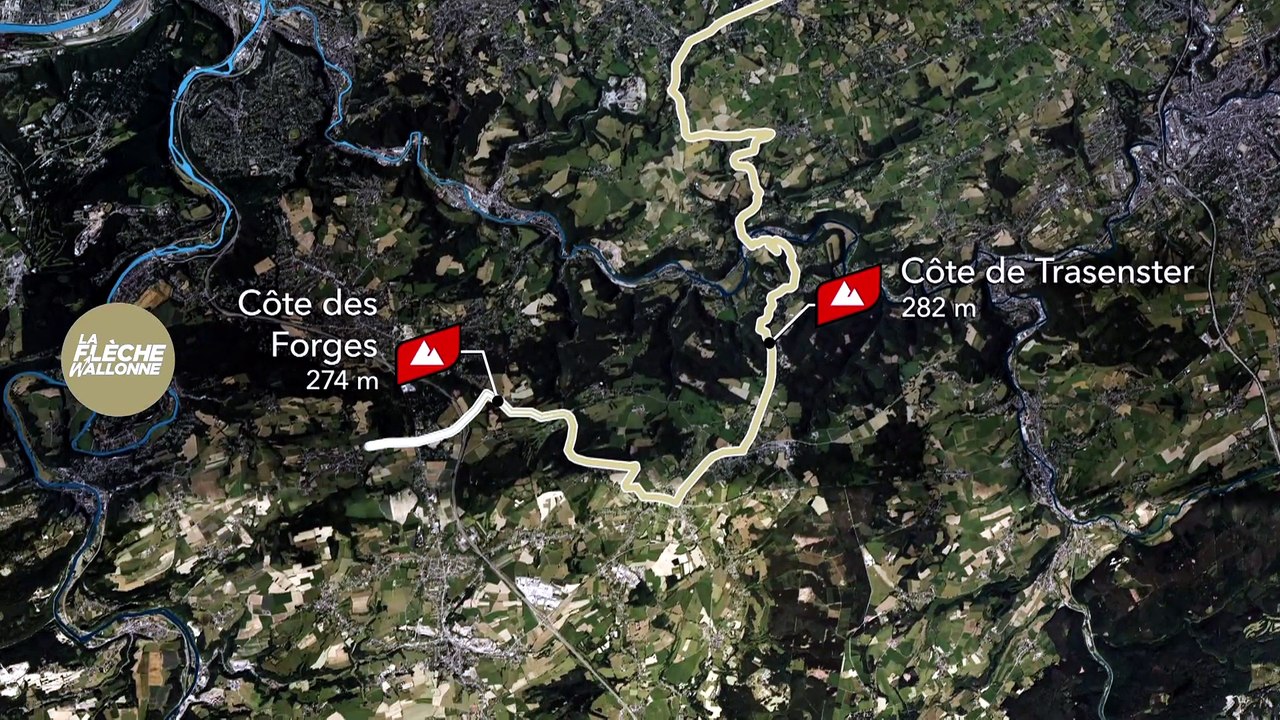 Le parcours détaillé et le profil de la Flèche Wallonne 2026 - Cyclisme