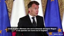 Ucraina, Macron: con Magyar nuova era nei rapporti con l'Ungheria