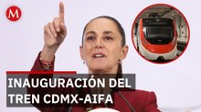¡Por fin! Sheinbaum confirma: El tren al AIFA está listo para el domingo
