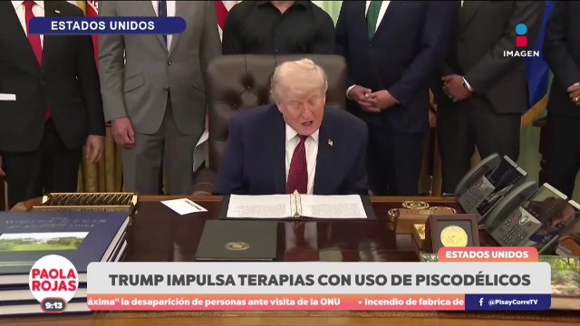 Trump impulsa terapias con uso de psicodélicos | DPC con Paola Rojas