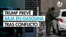 Trump asegura que los precios de la gasolina bajarán cuando la guerra termine