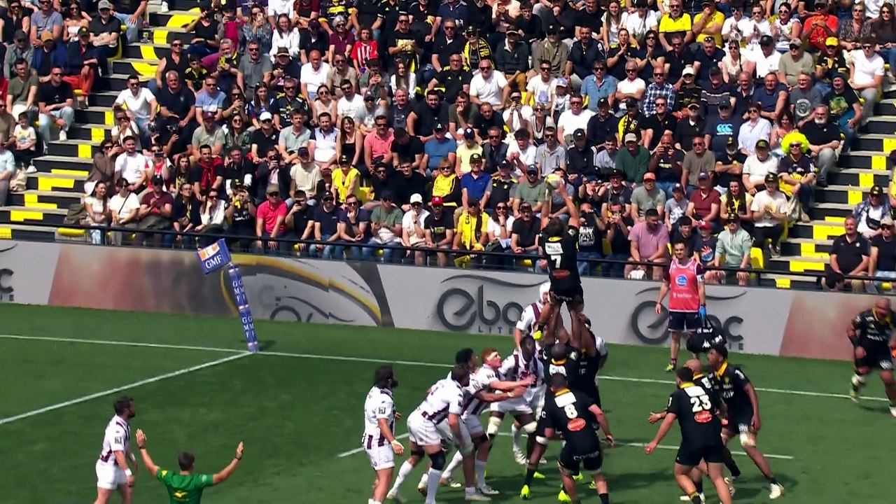 TOP 14 - Essai de Grégory ALLDRITT (SR) - Stade Rochelais - Union Bordeaux-Bègles