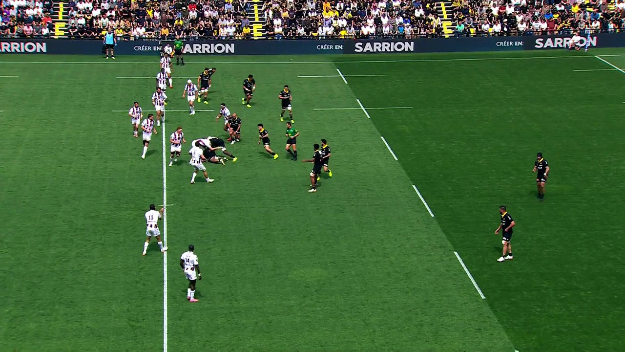 TOP 14 - Essai de Nolann LE GARREC (UBB) - Stade Rochelais - Union Bordeaux-Bègles