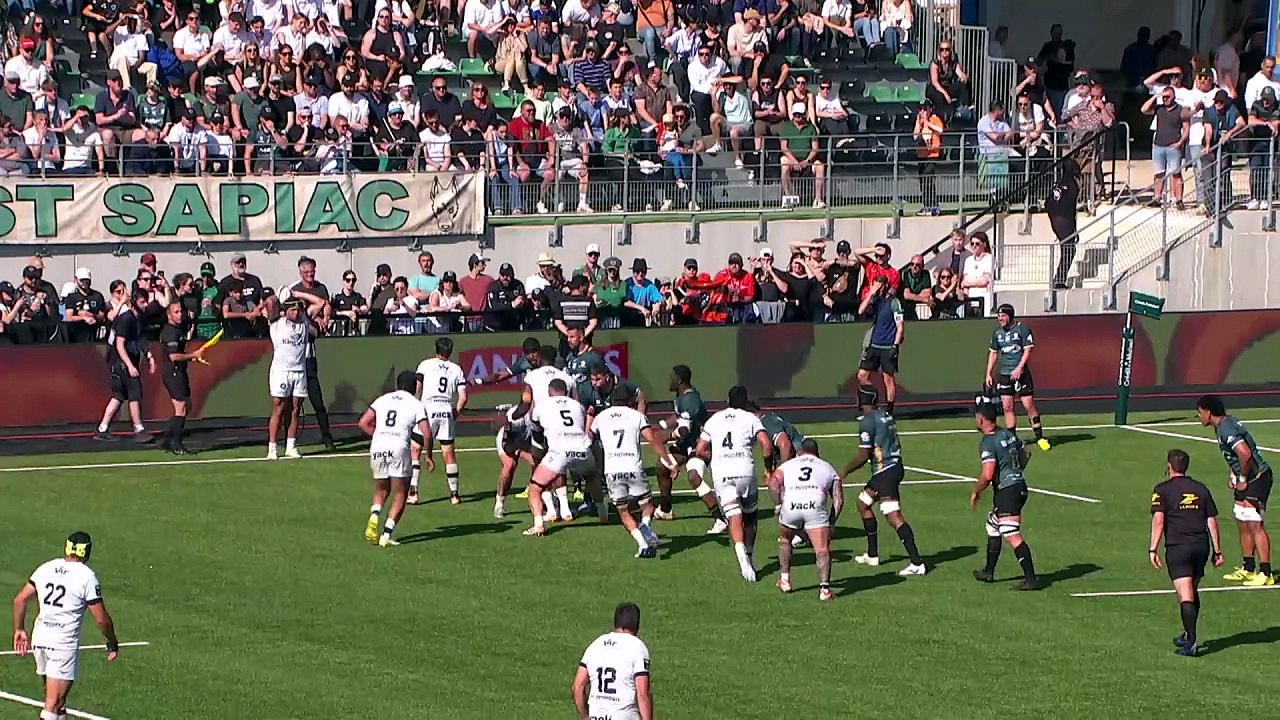 TOP 14 - Essai de Esteban ABADIE (RCT) - US Montauban - RC Toulon