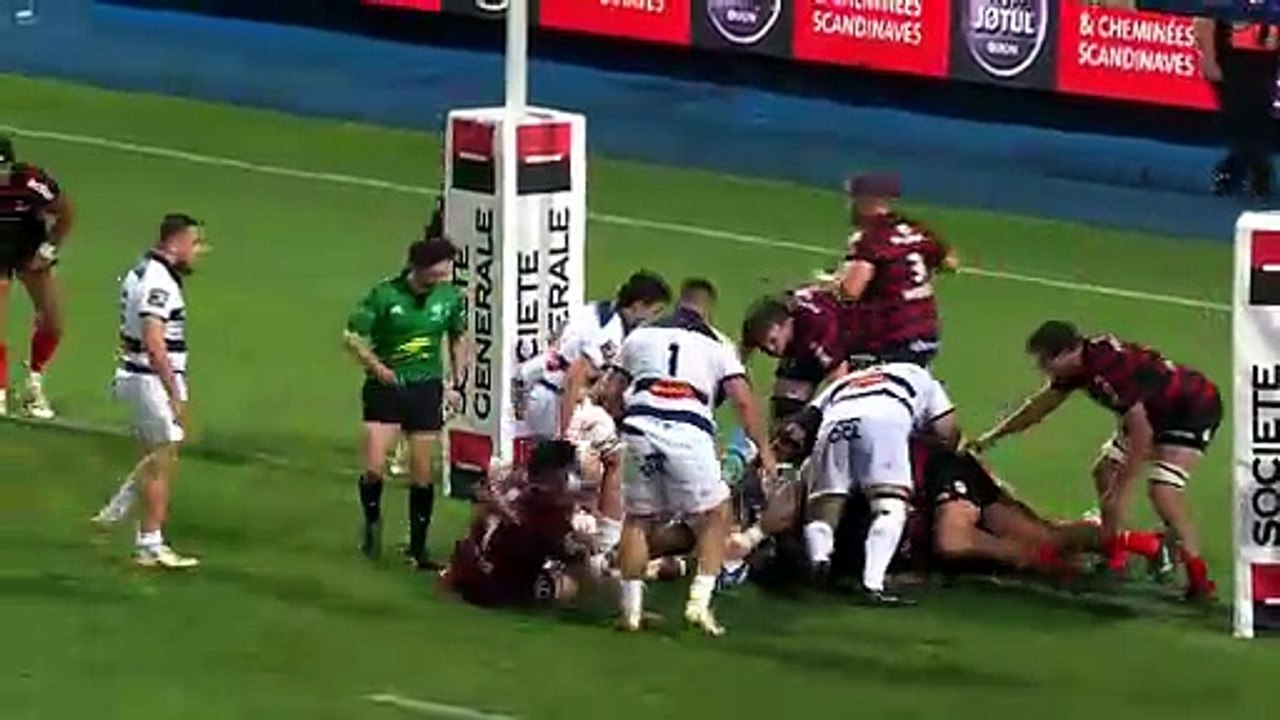TOP 14 - Essai de Guillaume DUCAT (CO) - Castres Olympique - Stade Toulousain