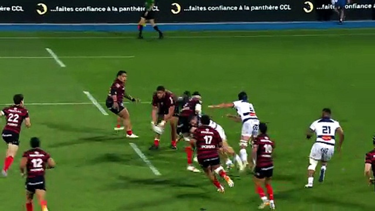 TOP 14 - Essai de Santiago CHOCOBARES (ST) - Castres Olympique - Stade Toulousain