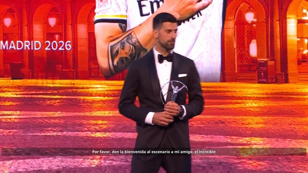 Toni Kroos pronuncia un emotivo discurso tras ganar el Premio Laureus a la Inspiración Deportiva