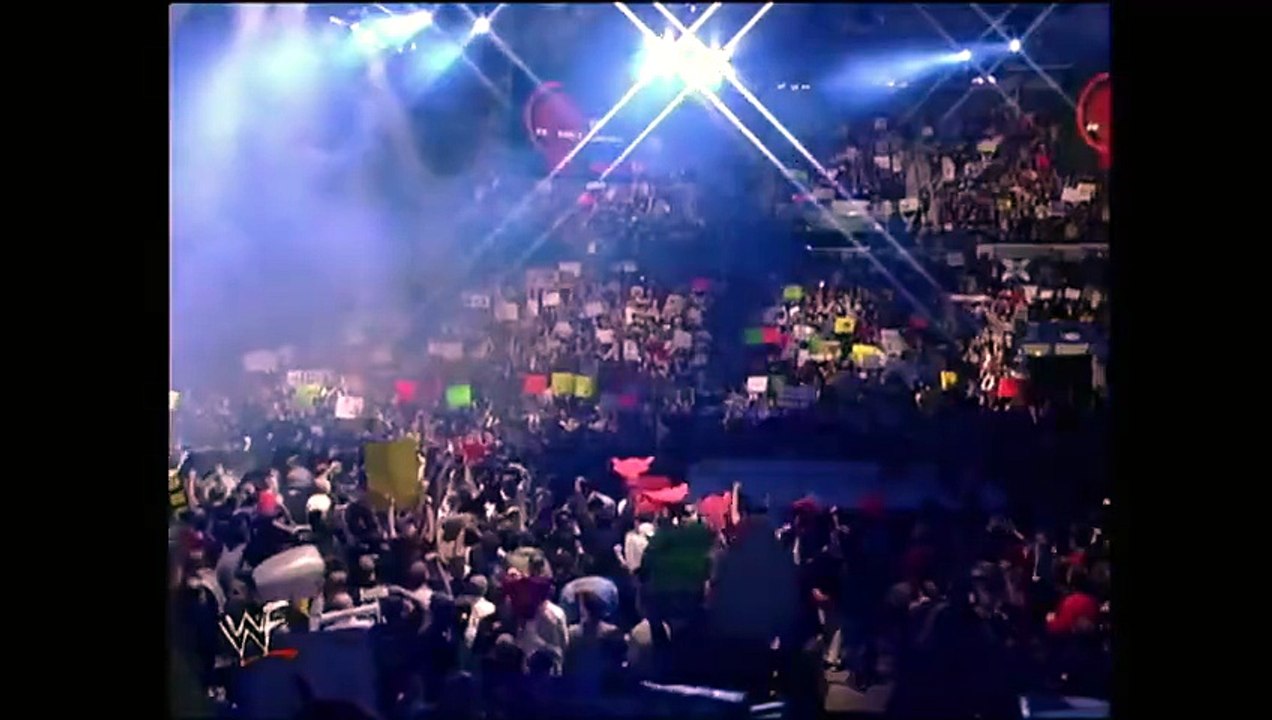 Kurt Angle vs. Steve Austin vs. The Rock vs. Rikishi Rebellion 2000