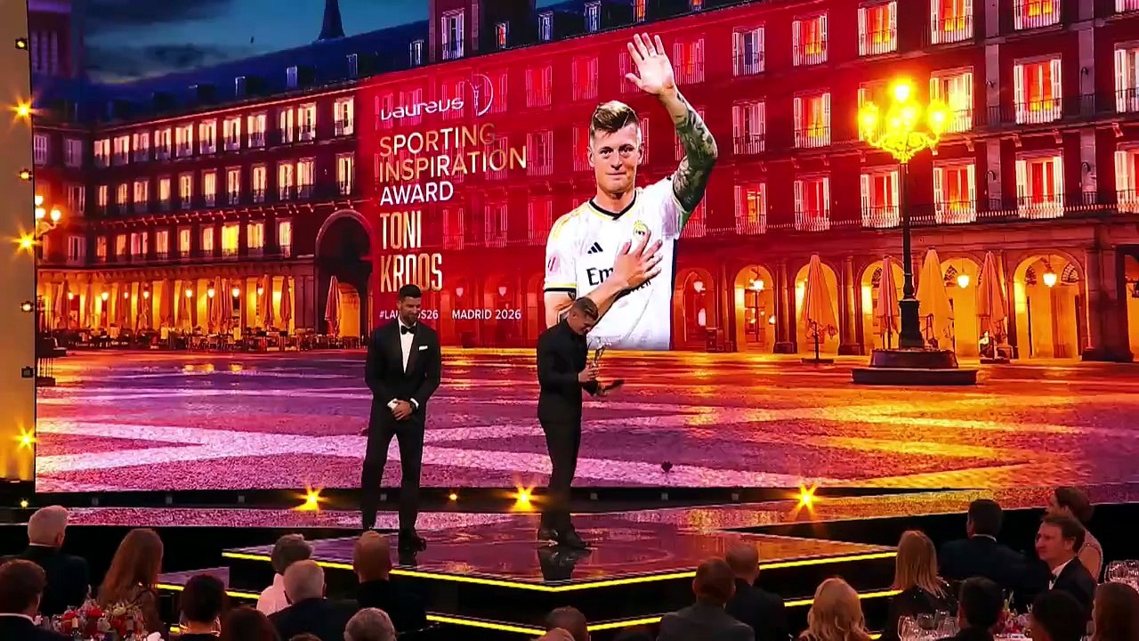 Toni Kroos, premio Laureus a la mejor inspiración deportiva