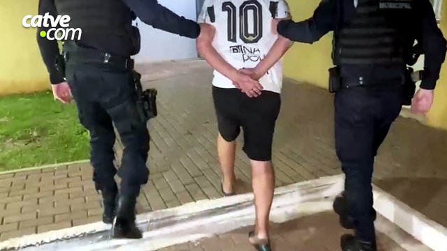 Homem é levado à delegacia após suposto caso de assédio contra menor em mercado de Cascavel