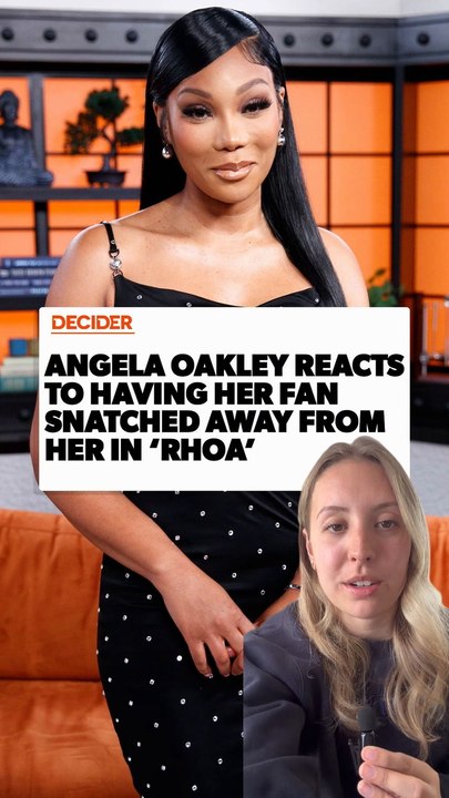 Angela Oakley reacts to fan being snatched