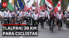 Nueva ciclovía Gran Tenochtitlán conecta el Zócalo con el sur de la CdMx