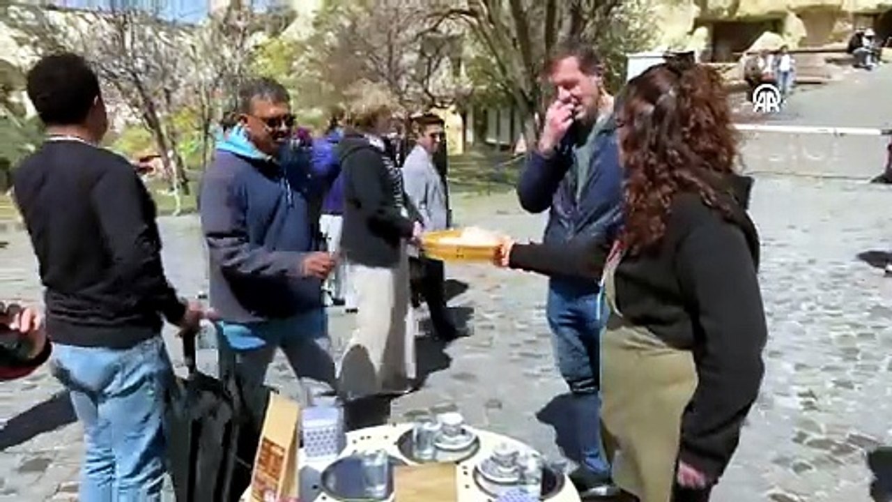 Kapadokya'da turistlere 40 yıl hatırı olan sürpriz