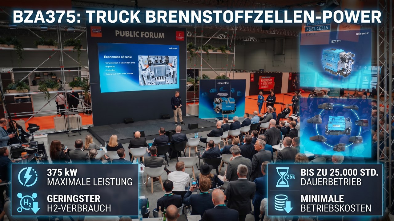 cellcentric BZA375: Zukunft des Fernverkehrs ohne Emissionen