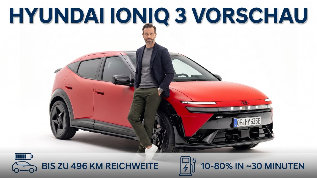 Hyundai Ioniq 3: Neuer City-Stromer mit moderner Plattform