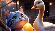 Magical Village Adventure 😻🦆✨  Cute Duck & Cat Story 🌈