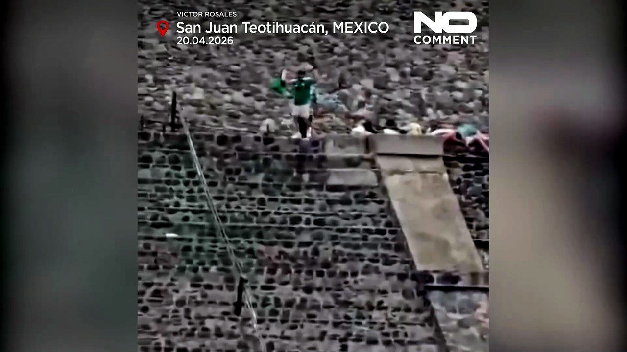 Mexiko-Stadt: Video zeigt Bewaffneten, der auf Touristen an Teotihuacán-Pyramiden schießt