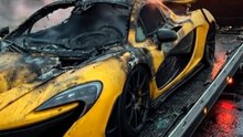 Explosion Destroyed McLaren P1 💥 - Full ASMR Restoration🛠 #carrestoration #asmr #satisfying #mclaren