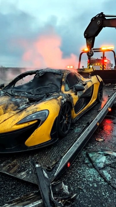 Explosion Destroyed McLaren P1 💥 - Full ASMR Restoration🛠 #carrestoration #asmr #satisfying #mclaren