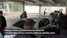 Gülistan Doku soruşturması: Dönemin Tunceli Valisi Tuncay Sonel'in adliyeye getiriliş anları