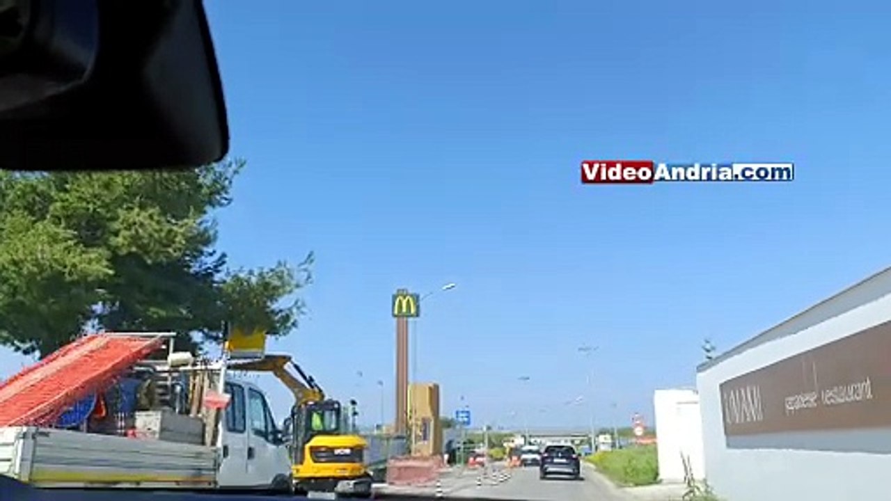 Andria: avviati i lavori lungo via Trani nei pressi del McDonald’s