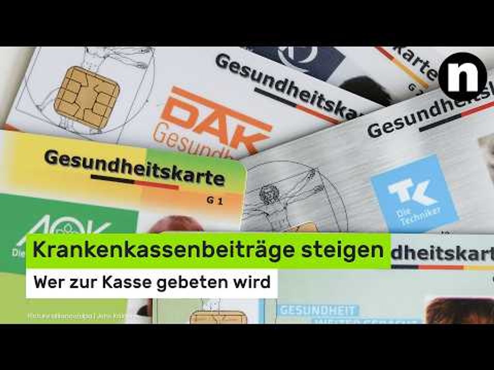 Krankenkassenbeiträge steigen: Weniger Netto vom Brutto - wer zur Kasse gebeten wird
