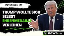 Donald Trump: Kontrollverlust im Weißen Haus - Trump wollte sich selbst Ehrenmedaille verleihen